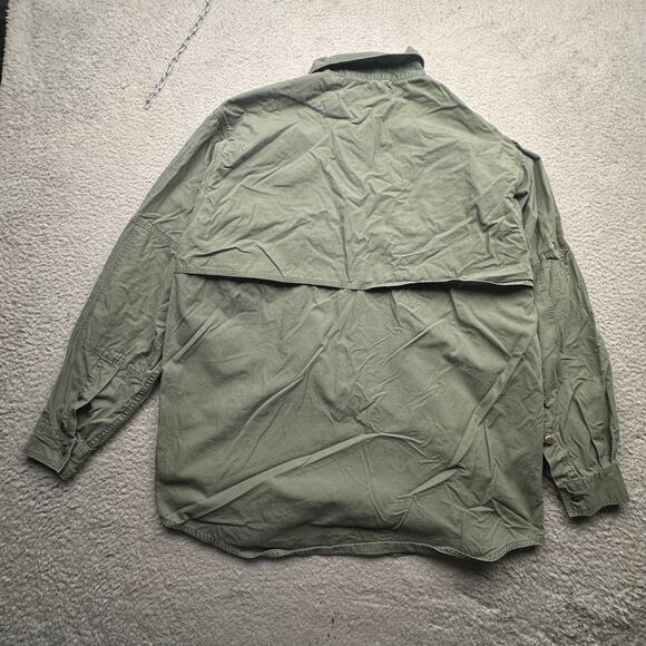 Vintage 5.11 Tactical Series Heavy Military Button Long Sleeve Shirt Mens Large - Picture 9 of 10